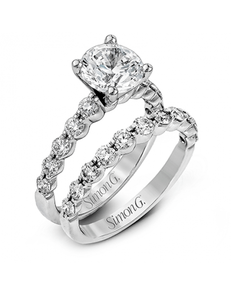 Wedding Set in 18k Gold with Diamonds