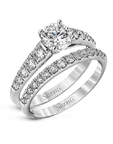 Wedding Set in 18k Gold with Diamonds