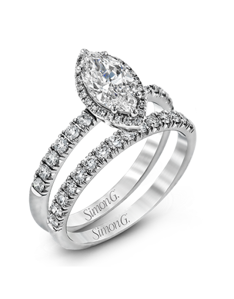 Wedding Set in 18k Gold with Diamonds