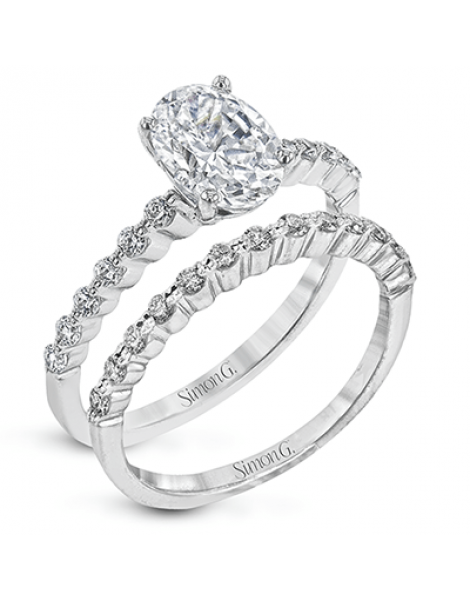 Wedding Set in 18k Gold with Diamonds