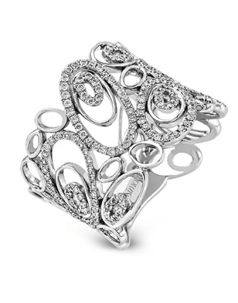 Right Hand Ring in 18k Gold with Diamonds