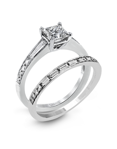 Wedding Set in 18k Gold with Diamonds