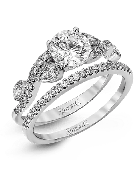 Wedding Set in 18k Gold with Diamonds