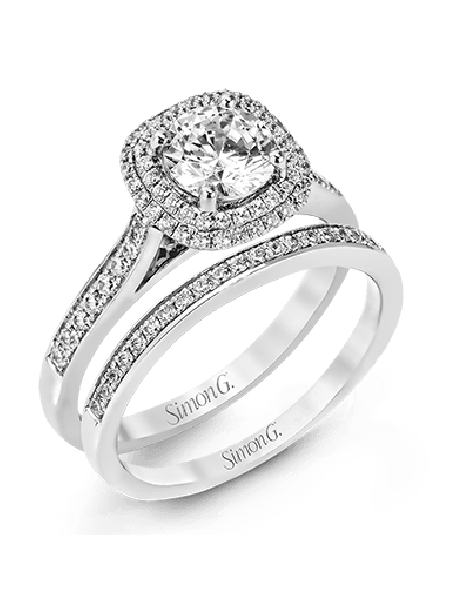 Wedding Set in 18k Gold with Diamonds