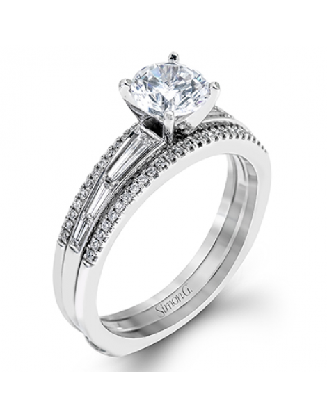 Wedding Set in 18k Gold with Diamonds