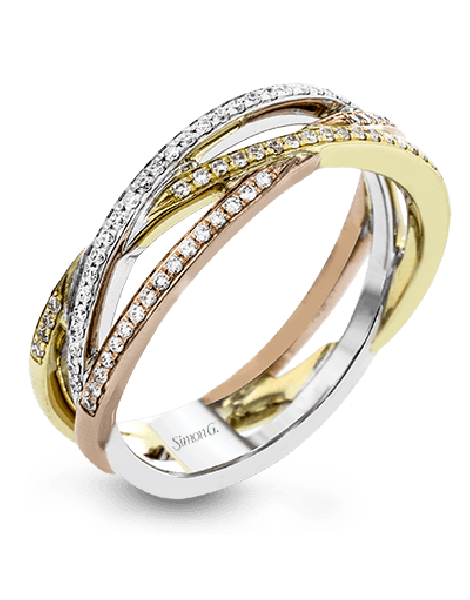 Right Hand Ring in 18k Gold with Diamonds