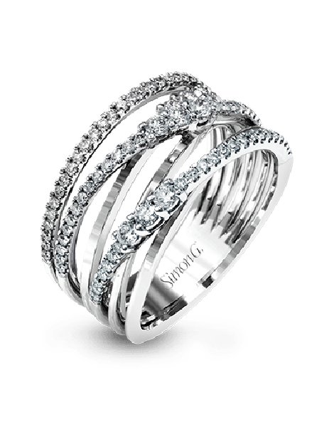 Right Hand Ring in 18k Gold with Diamonds