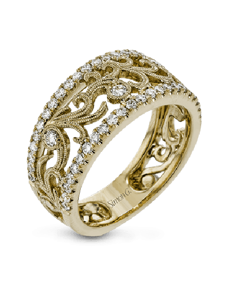 Right Hand Ring in 18k Gold with Diamonds