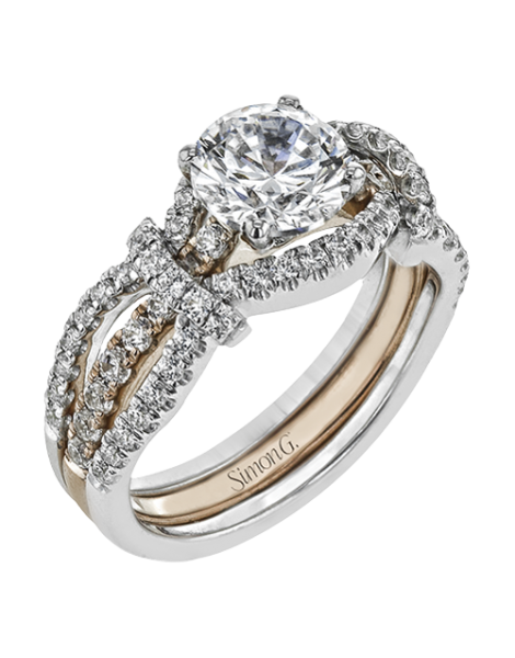 Wedding Set in 18k Gold with Diamonds