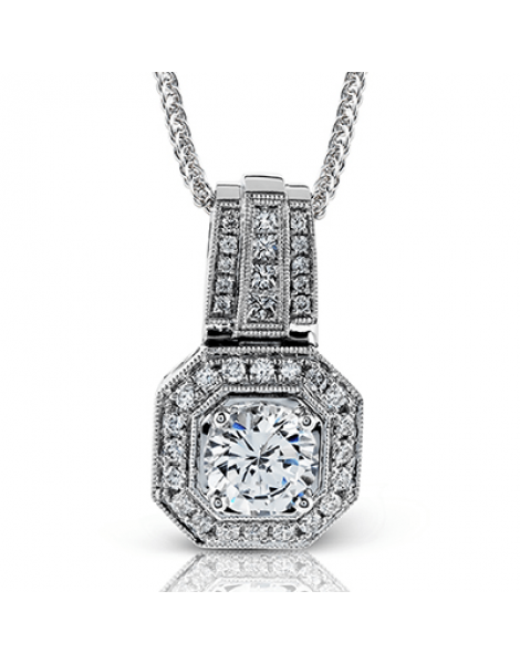 Pendant in 18k Gold with Diamonds