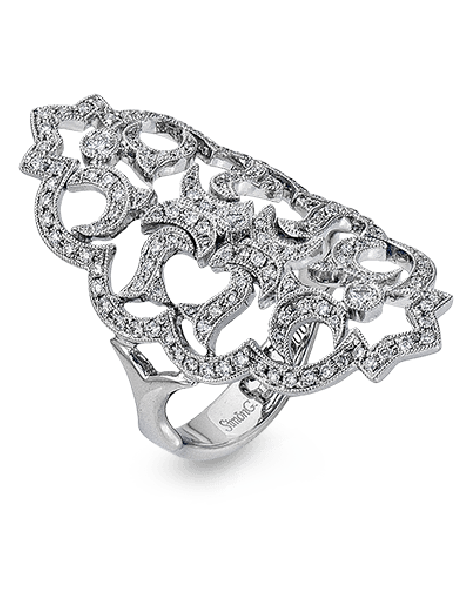 Right Hand Ring in 18k Gold with Diamonds