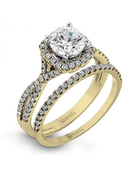 Wedding Set in 18k Gold with Diamonds