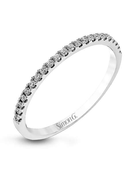 Wedding Band in 18k Gold with Diamonds