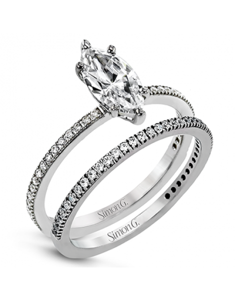 Wedding Set in 18k Gold with Diamonds