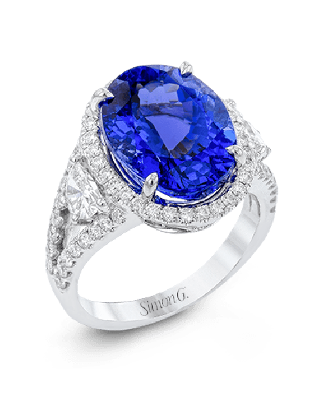 Color Ring in 18k Gold with Diamonds