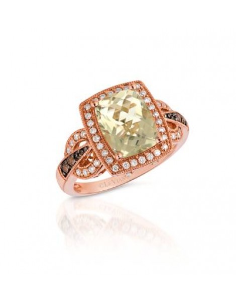 14K R/G RING 0.34 DIA 2.50 GM |H|