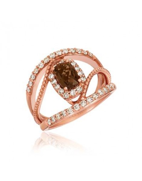 14K R/G RING 0.62 DIA 0.70 SQ |H|