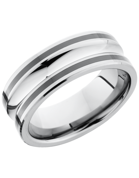 Ceramic and Tungsten Band