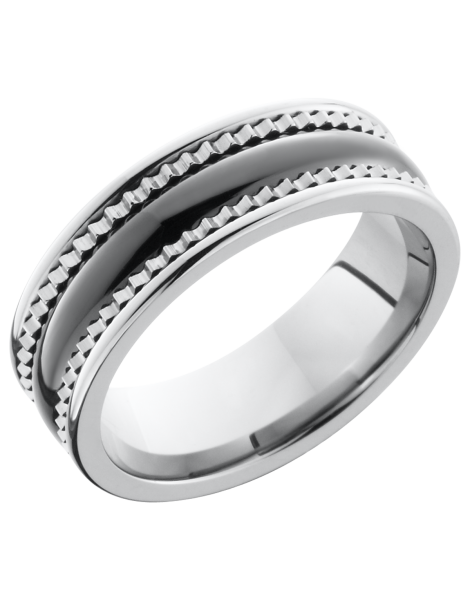 Ceramic and Tungsten Band
