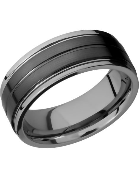 Ceramic and Tungsten Band