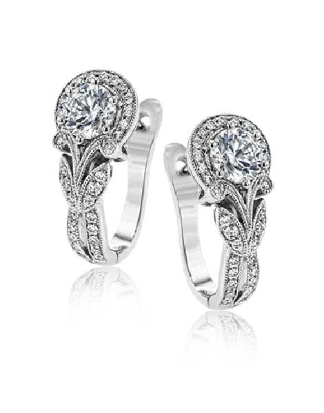 Earring in 18k Gold with Diamonds