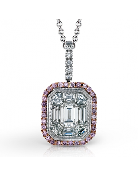 Pendant in 18k Gold with Diamonds