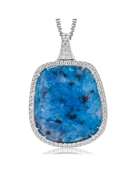 Color Pendant in 18k Gold with Diamonds