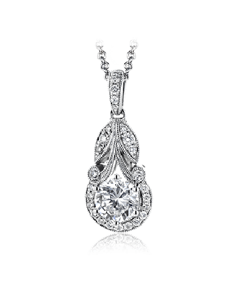 Pendant in 18k Gold with Diamonds
