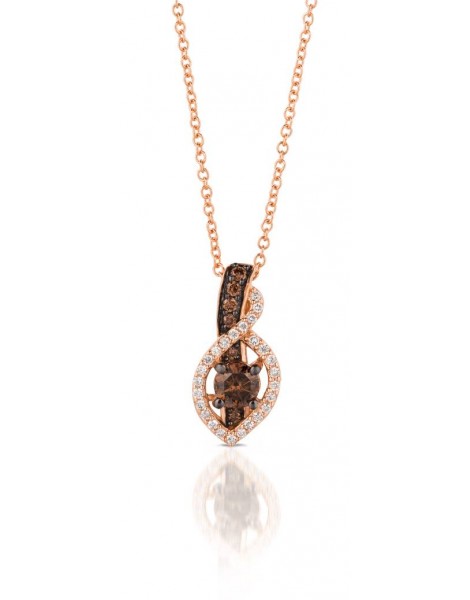 14K R/G PEND 0.38 DIA