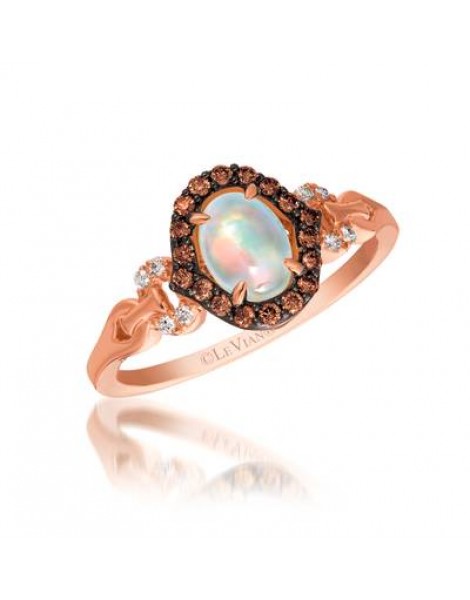 14K R/G RING 0.21 DIA 0.45 OP |EW|