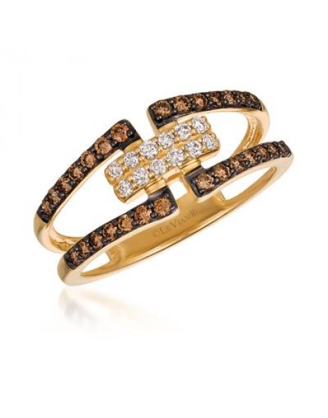 14K Y/G RING 0.47 DIA