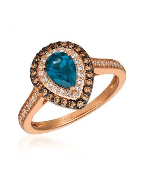 14K R/G RING 0.41 DIA 0.70 DB |E|