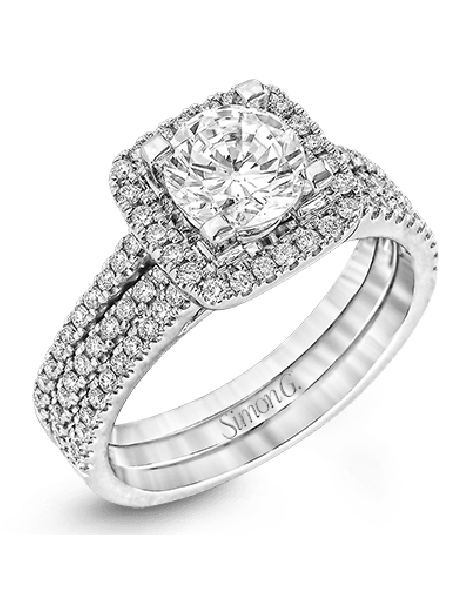 Wedding Set in 18k Gold with Diamonds