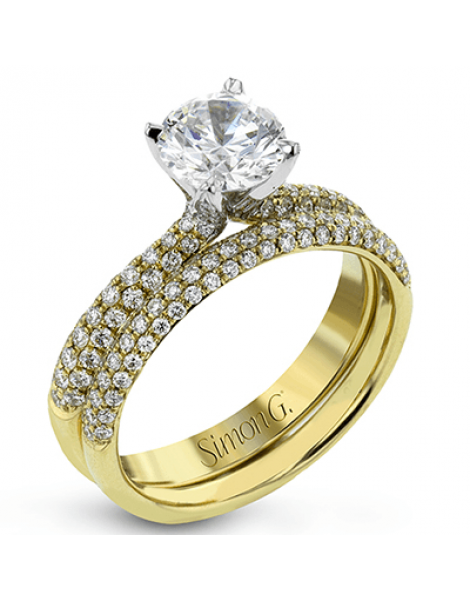 Wedding Set in 18k Gold with Diamonds