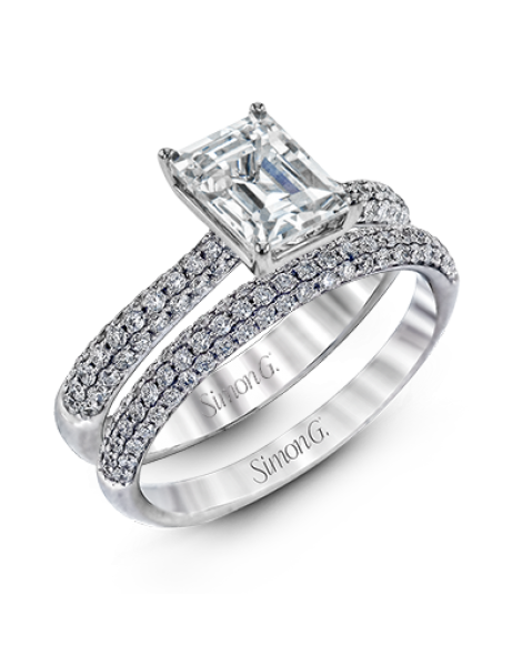 Wedding Set in 18k Gold with Diamonds