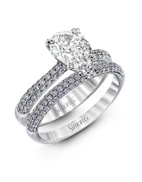 Wedding Set in 18k Gold with Diamonds