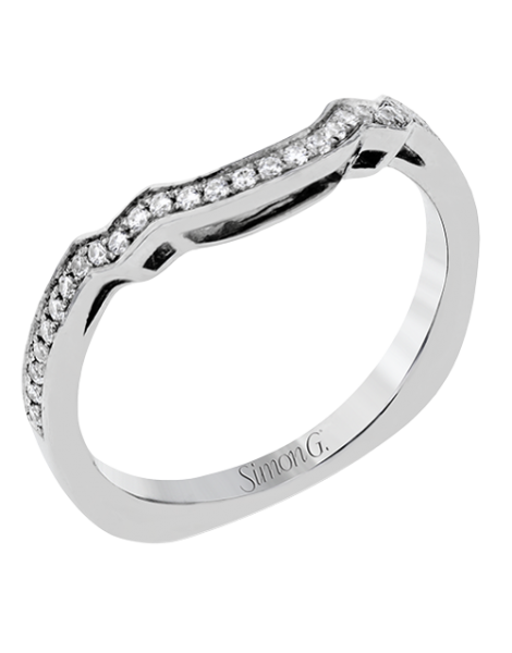 Engagement Ring in 18k Gold with Diamonds