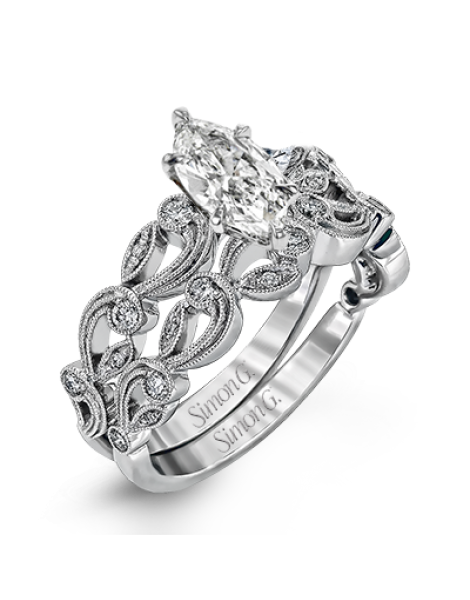 Wedding Set in 18k Gold with Diamonds