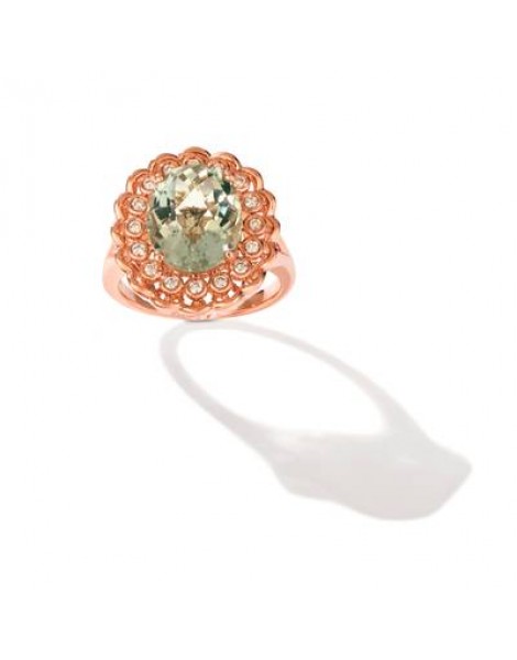 14K R/G RING 0.18 DIA 4.00 GM |H|