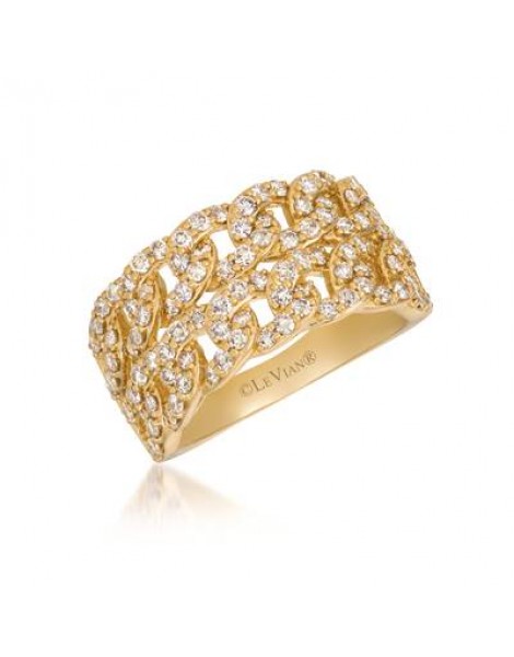 14K Y/G RING 1.29 DIA