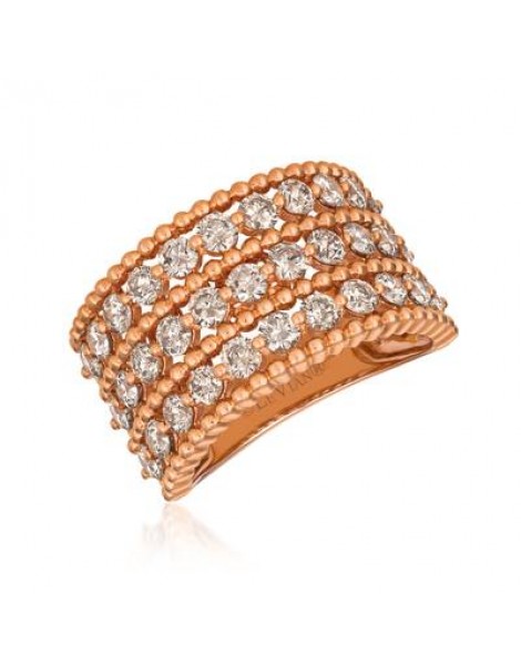 14K R/G RING 2.17 DIA