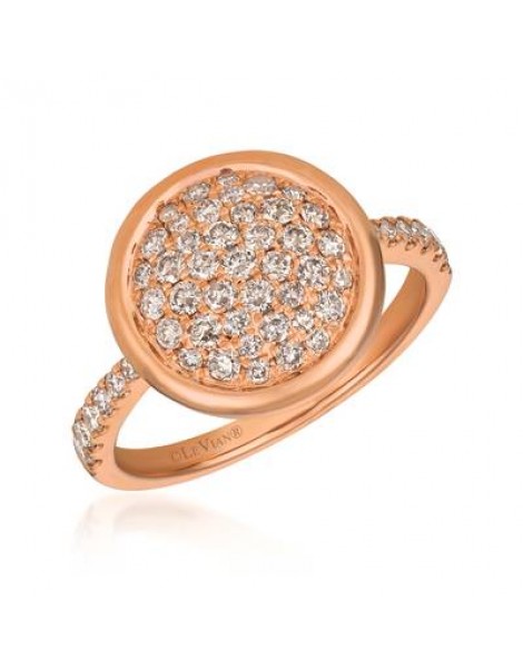 14K R/G RING 0.77 DIA