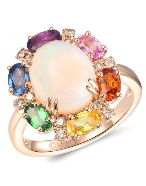 14K R/G RING 0.17 DIA 3.39 OP, SA, PS, YS, TS, DA, SE |EW,EH,H,EHU,E,E,E|