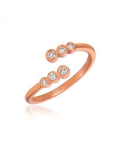 14K R/G RING 0.18 DIA