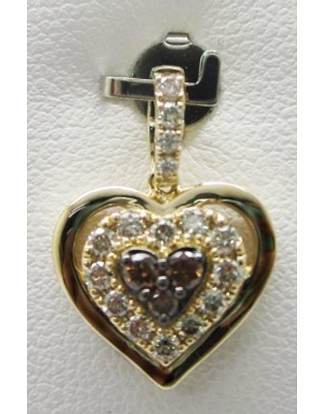 14K Y/G PEND 0.348 DIA